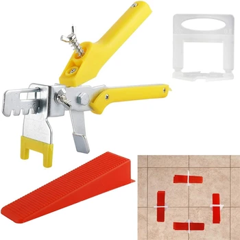 

Tile Leveling System 1/8 Inch Kit Include Tiles Pliers 300Pcs Tile Spacers Clips and 120Pcs Reusable Wedges for Floor