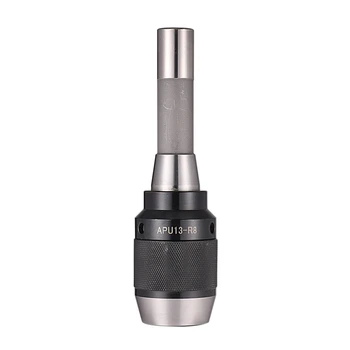 

New 1Set High-Precision One-Piece CNC Drill Chuck Handle the R8(1-13MM) APU13 Metric Heavy Self-Tightening Drill Chuck APU13