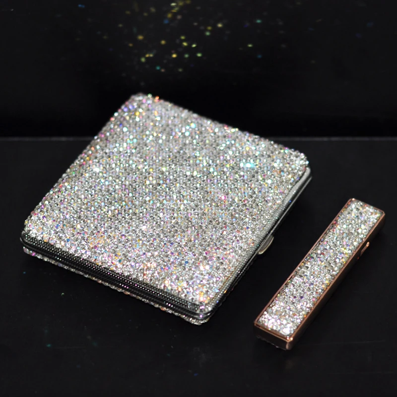Bling-Crystal-Car-Ashtray-Cup-Holder-Metal-Shiny-Rhinestones-Cigarette-Case-Car-Accessories-for-Girl-Women