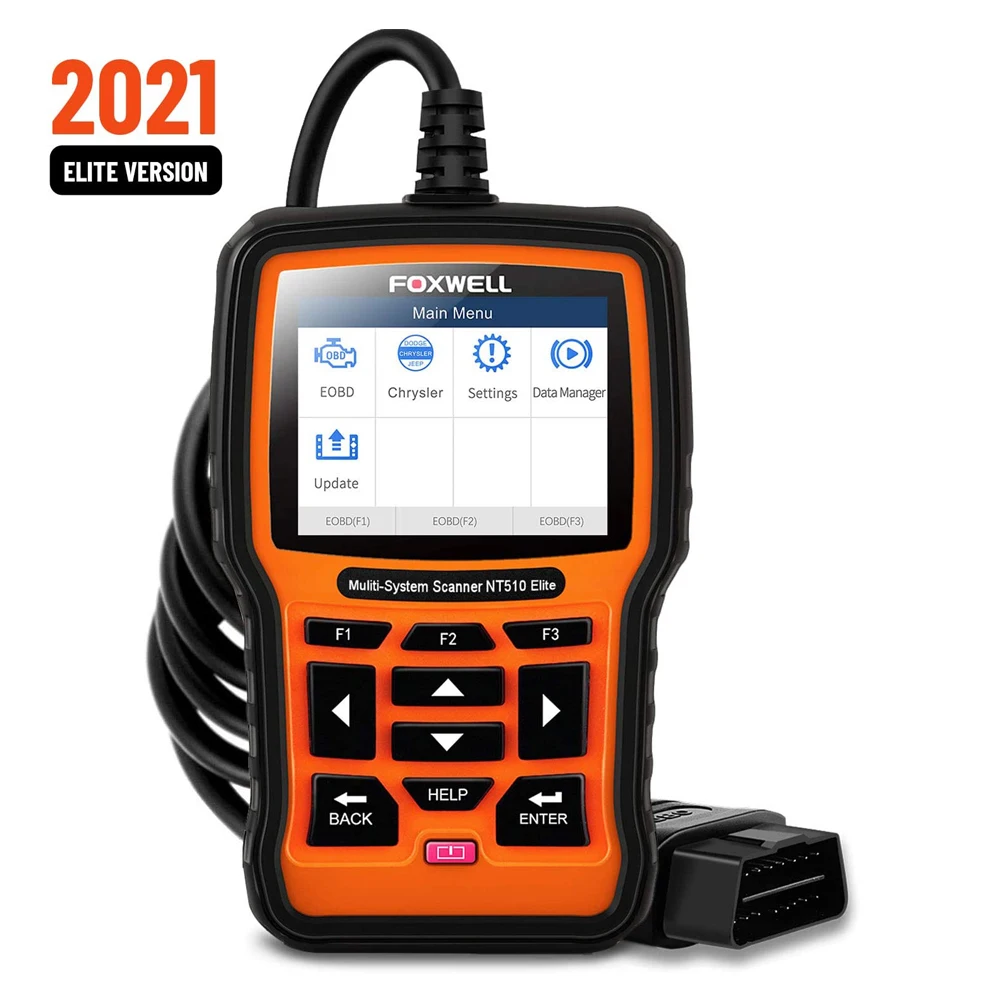 OBD2 Scanner Code-Reader Car-Diagnostic-Tool Bi-Directional Multi-Reset Elite Foxwell Nt510