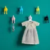 1Pcs Nordic Plastic Dog Tail Hooks Wall Mounted Coat Hat Key Hanger Decoration Novelty Self Adhesive Storage Rack 6