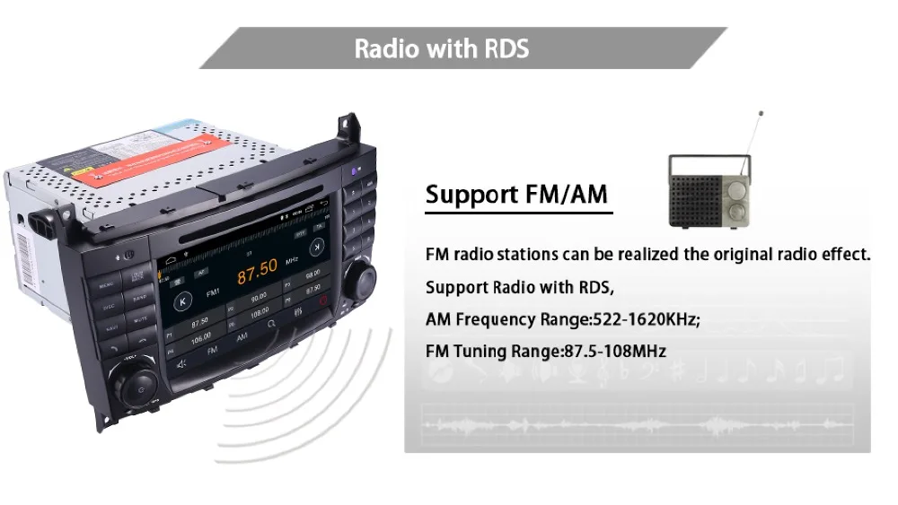 Android 9,0 автомобильный dvd-плеер для Mercedes Benz W203 W209 W219 a-класс A160 c-класс C180 C200 CLK200 C230 gps Радио стерео