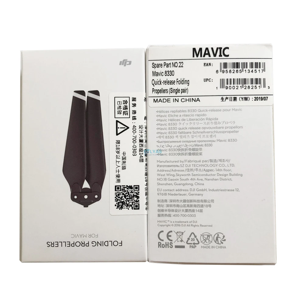 DJI Mavic Part 22 8330 Quick-release Folding Propellers 