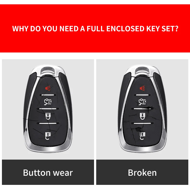 Carbon Fiber Car Smart Key Cover Case Fob For Chevrolet Cruze Spark Camaro Volt Bolt Trax Malibu Sonic Protect Shell Accessories - H863bfbb57d3d46dd8d6e5d54d664977fw