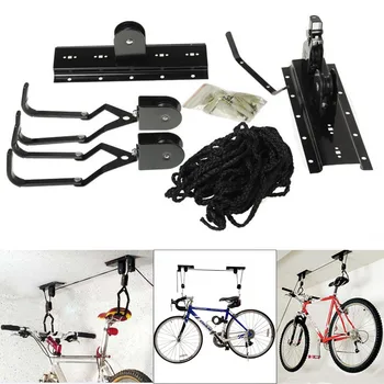 

Bicycle Crane Hanger Pulley System Bike Lift Hoist Bicycle Ceiling Hoist Ceiling-Mounted Bike Lift Pulley Hanging 2020 HOT
