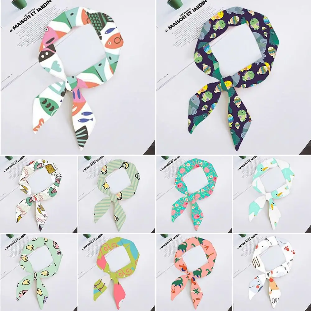 

Creative New Fashion Ladies Chiffon Variety Scarf Mutiple-Function Twill Smooth Ribbons Elegant Decor Soft Scarve
