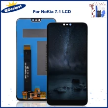 Ensemble écran tactile LCD de remplacement, 5.84 pouces, pour Nokia 7.1, Nokia7.1 TA-1100 TA-1096 TA-1095 TA-1085 TA-1097=