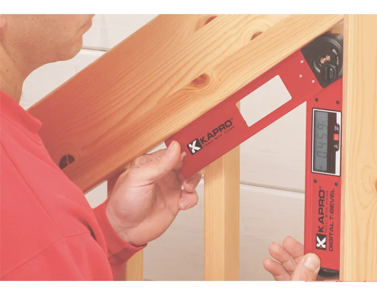 KAPRO Digital Meter Angle Inclinometer With Bubble Spirit Level Electronic Level Goniometer Wood Working Angle Measuring Tools (3)