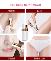 Electric Hair Shaving Device Perfect Hair Removal Lipstick Shape Female Facial Epilator Painless Safety Female Body Facial Tools 2
