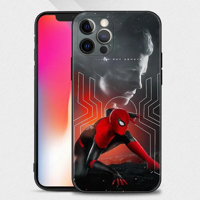 Phone Case For Apple iPhone 13 12 11 Pro Max 13 12 Mini XS Max XR X 7 8 Plus 6 6S SE 2020 Cover Spiderman iron Man Marvel B04