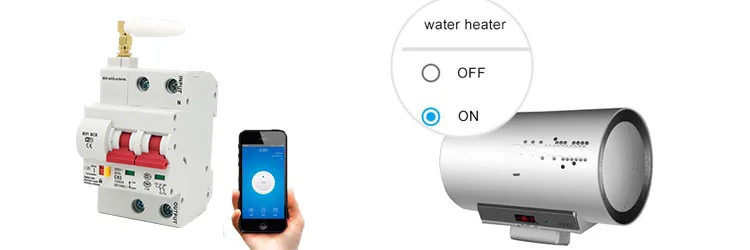 Proteção contra Curto Ewelink Controle Remoto Wi-fi Disjuntor - Interruptor Inteligente Intelligent Sobrecarga Circuito Religador Automático 2p 8 Módulos de automação residencial
