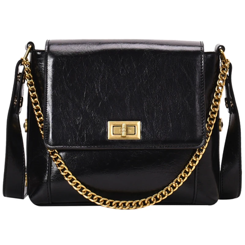 

iVog New Arrival Everyday Ladies Small Shoulder Messenger Handbag Chain gg PU Black Fashion Hand Bags for Women 2019