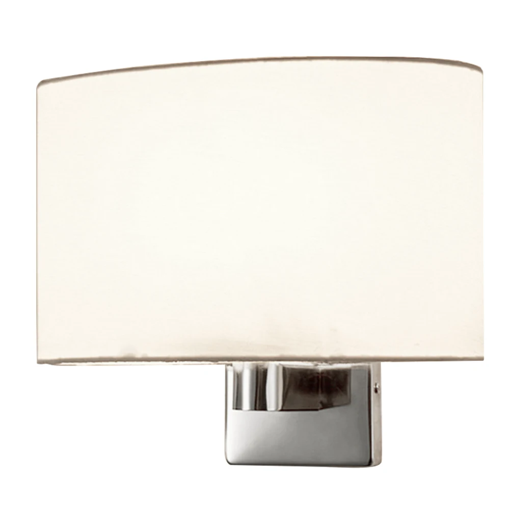 Белый Indoor Sconces Lighting Led Bedroom Bedside Chrome White Living Room Home Decoration Modern Lamp E27 Wall Light Restaurant Study - Цвет абажура: Белый