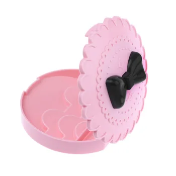 

1PCs Acrylic Cute Bowknot False Eyelash Storage Box Makeup Cosmetic Magnetic Eye Lashes Case Storage Organizer Makeup Tools
