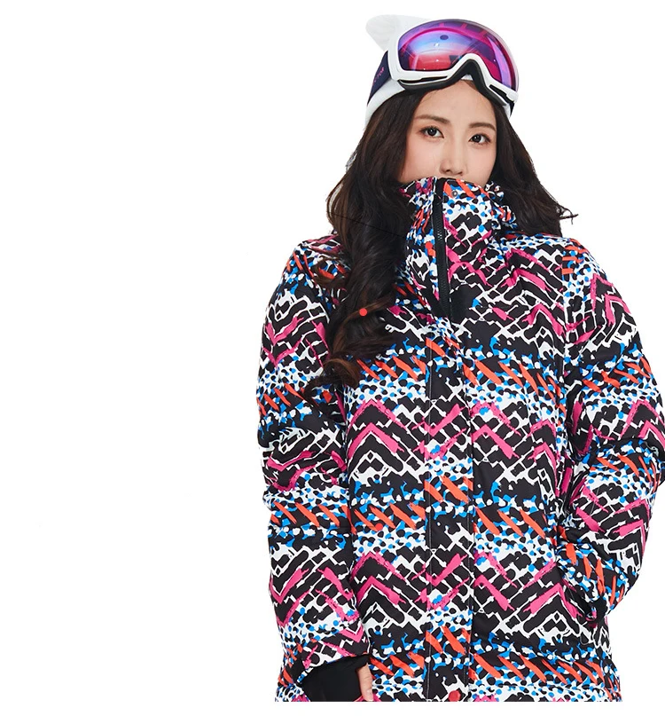 Зимняя Лыжная одежда для женщин Спорт на открытом воздухе Сноуборд костюм водонепроницаемый лыжный комплект куртка теплый ветрозащитный Terno Esqui Snow