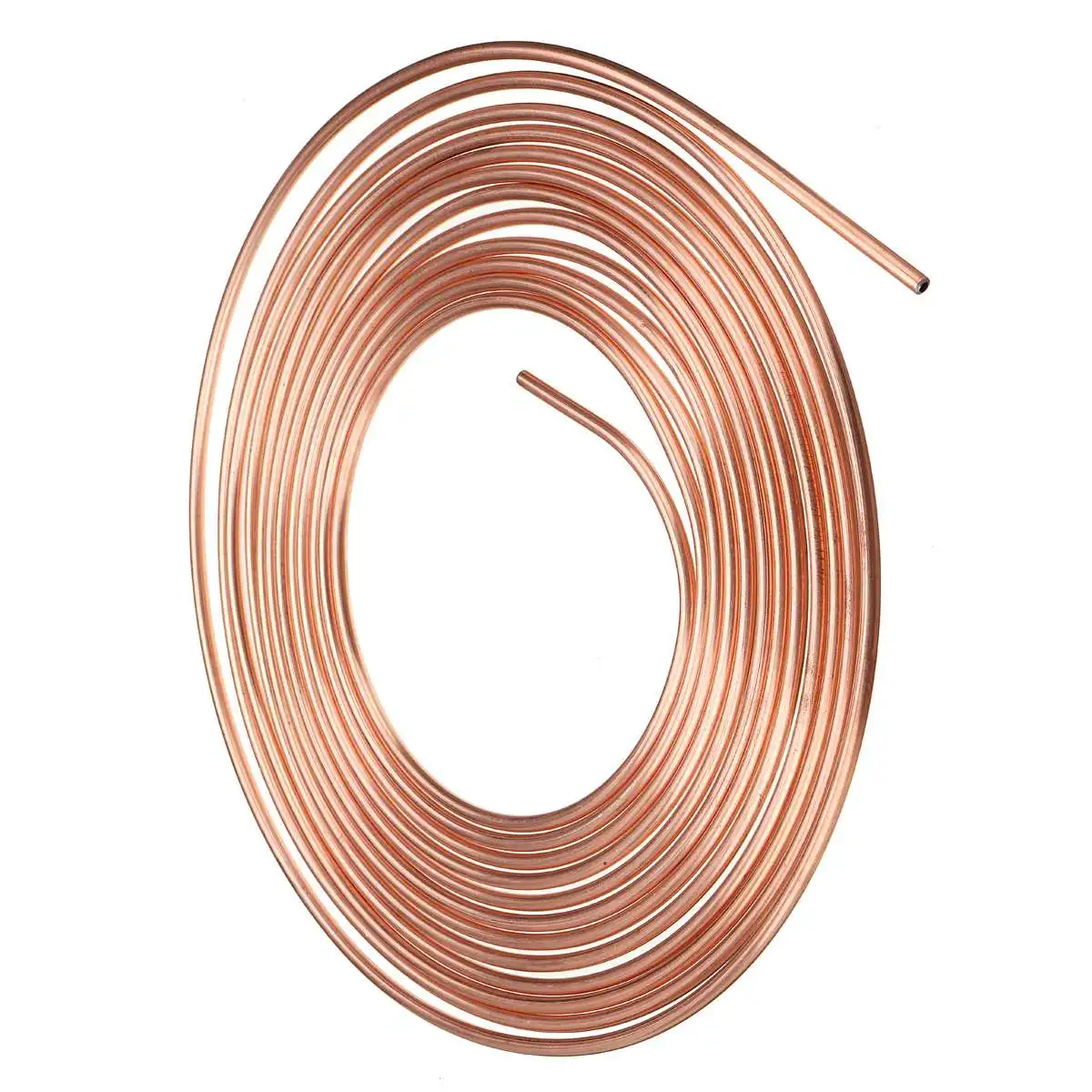 Universal Car 25Ft Copper Nickel Brake Line Tubing Kit Fitting 3/16