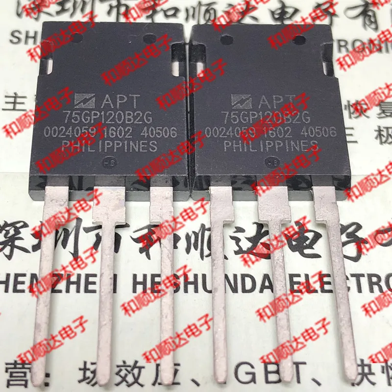 10 шт./лот APT75GP120B2G новые имеющиеся в 247 1200V 100A