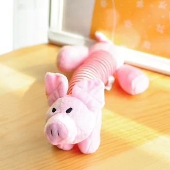 

Chew Squeak Toys Plush Squeak Pet Wolf Rabbit Animal Plush Toy Dog Cute Animal Plush Squeak Toy Puppy Interactive Toy