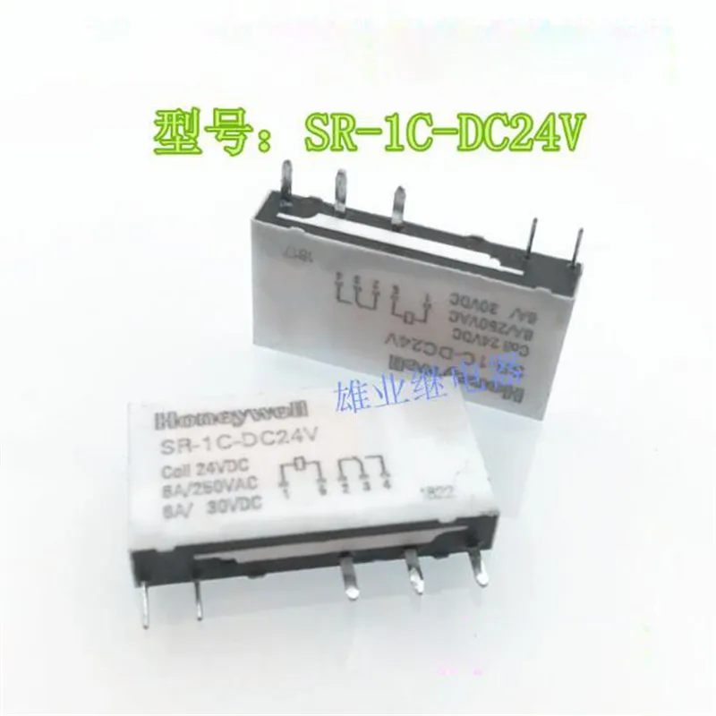 24V Реле SR-1C-DC24V SR1CDC24V SR 1C DC24V 24VDC 6A 5PIN