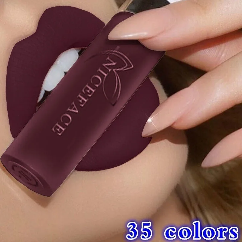 

Niceface 26 Colors Nude Matte Velvet Glossy Lip Glos