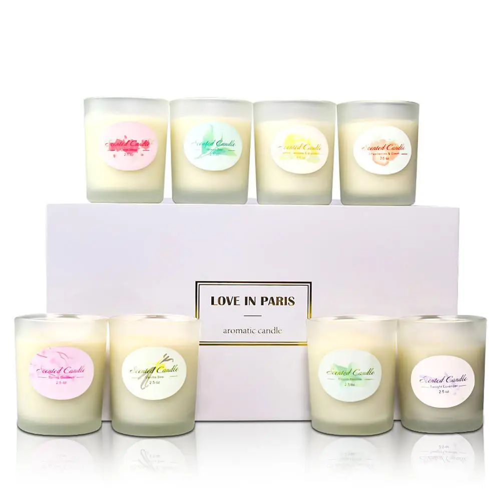 8 шт. новые высококачественные ароматерапевтические свечи экологически чистые