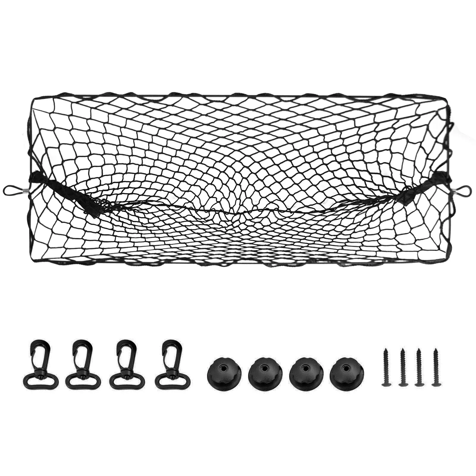 6 Size Car Trunk Net Boot String Mesh Elastic Nylon Rear Back Cargo Trunk  Storage Organizer Luggage Net Holder - AliExpress