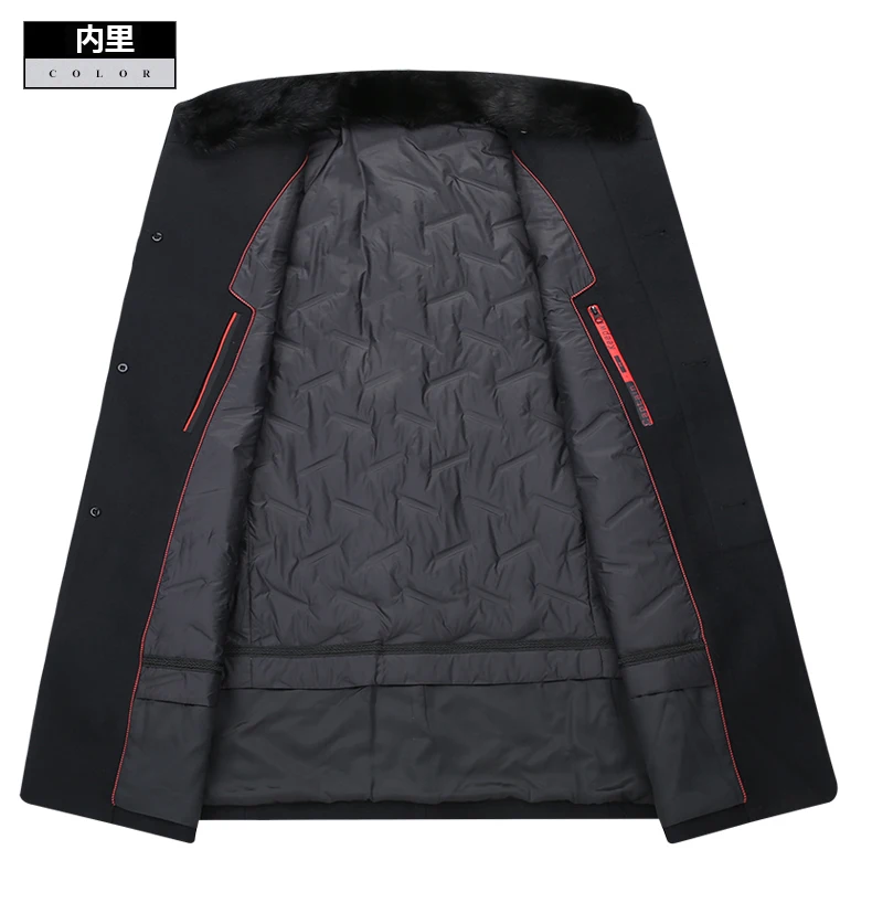 Большие размеры 8XL 6XL 5XL 4XL шерстяное пальто мужские толстые пальто Верхняя одежда мужские однобортные пальто и куртки с Регулируемый жилет
