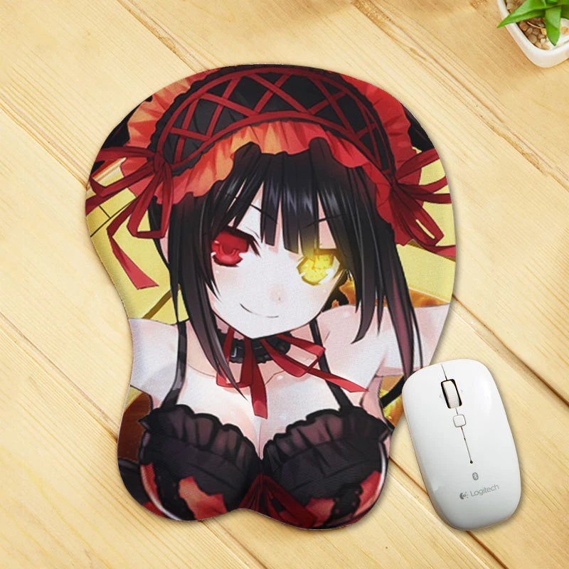 Игровой коврик для мыши Pat силиконовый с подставкой запястья игрового ПК ноутбук