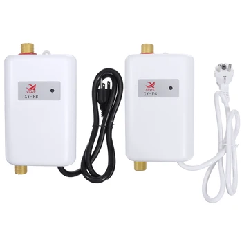 

3000W Electric Water Heaters Instantaneous Instant Tankless Kitchen Water Heaters Faucet Temp Display Heating Shower Universally