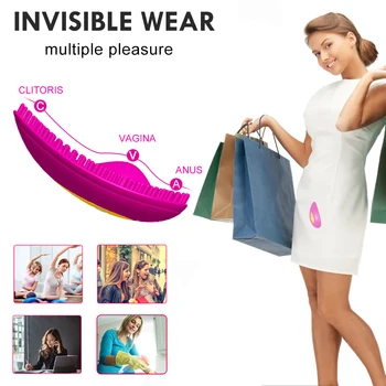 G-spot Wireless APP Remote Control Vibrating Bluetooth Butterfly Wearable Dildo Vibrator For Women Panties For Couple Sex Toys 4