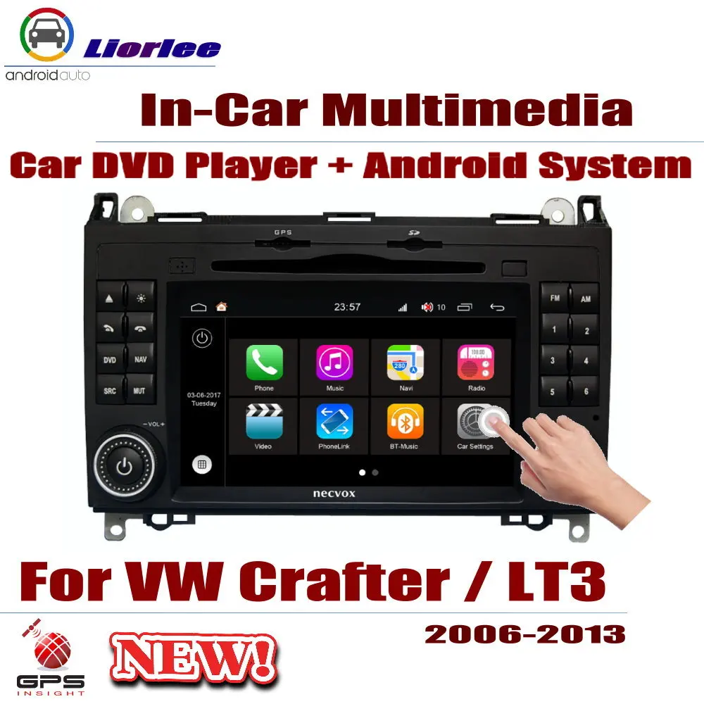 Для VW Crafter LT3 2006 2013 автомобильный Android DVD GPS плеер навигационная система Радио