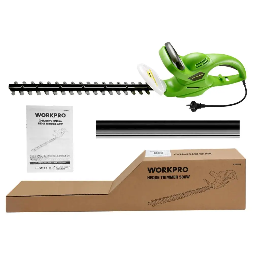WORKPRO 500W Hedge Trimmer Power Shear Electric Weeding Shear Household Pruning Mower
