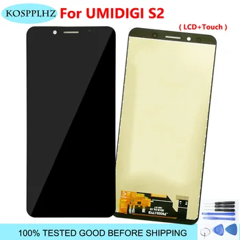 

For Umidigi S2 LCD Display+Touch Screen 100% Tested LCD Digitizer Glass Panel Replacement Umi S2 F602517VB LCD Repair Part+Tools