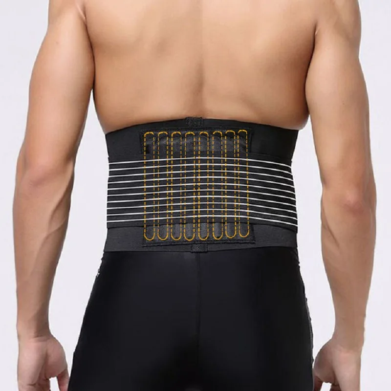 

1PCS Lumbar Support Waist Pain Back Injury Supporting Brace For Fitness Weightlifting Belts Sports Safety Corrector