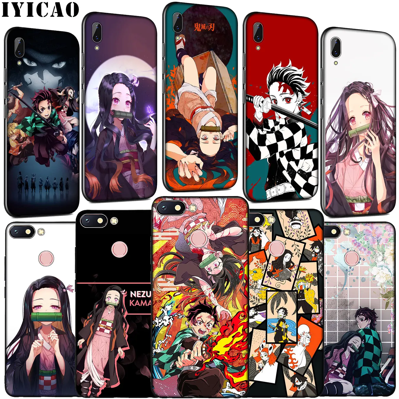 Nezuko Demon Slayer Soft Silicone Phone Case for Xiaomi Redmi Note 8 8T 8A 7 7A 6 6A 5 5A K30 K20 Pro GO S2 Cover |