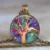 Tree Of Life Glass Cabochon Statement Pendant Necklace 17