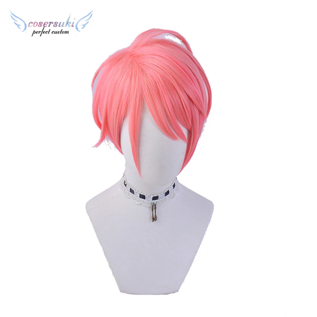 Paradest Live Bae Maruyama Reo Rosa Rosso Copricapo Corto Per Cosplay Halloween Carnival Cosplay