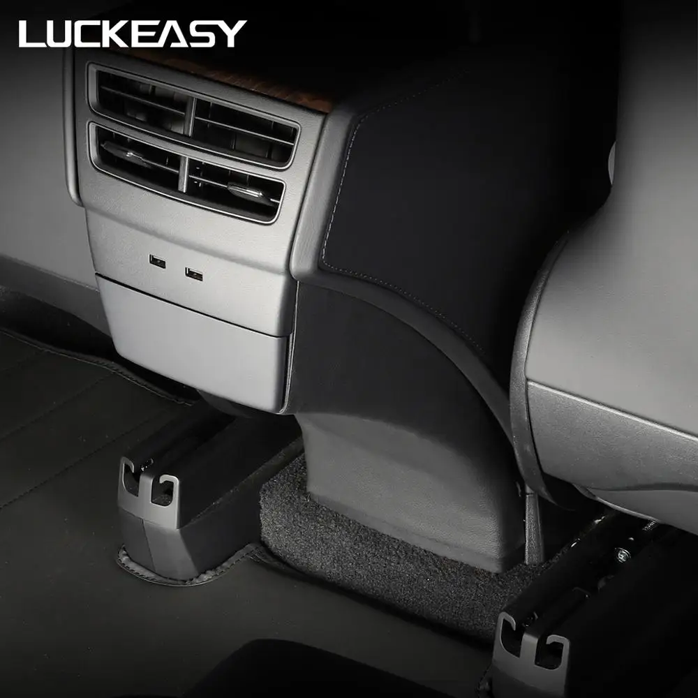 LUCKEASY Невидимый интерьер Antu Kick Pad для Tesla модель X- hide lnterior анти Kick боковой край пленка защитная наклейка