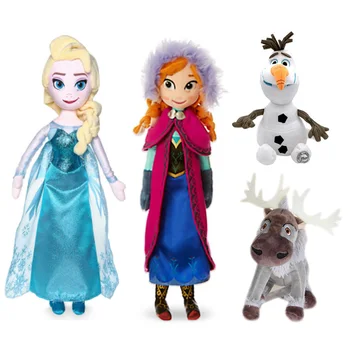 

50 CM Dolls Snow Queen Princess Toys Stuffed Plush Kids Birthday Christmas Gift