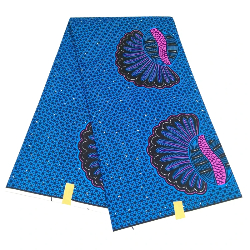 

2020 Nederlands Popular Design African Veritable Wax Guaranteed New Polyester Wax Africain fabric 6 yard/pcs