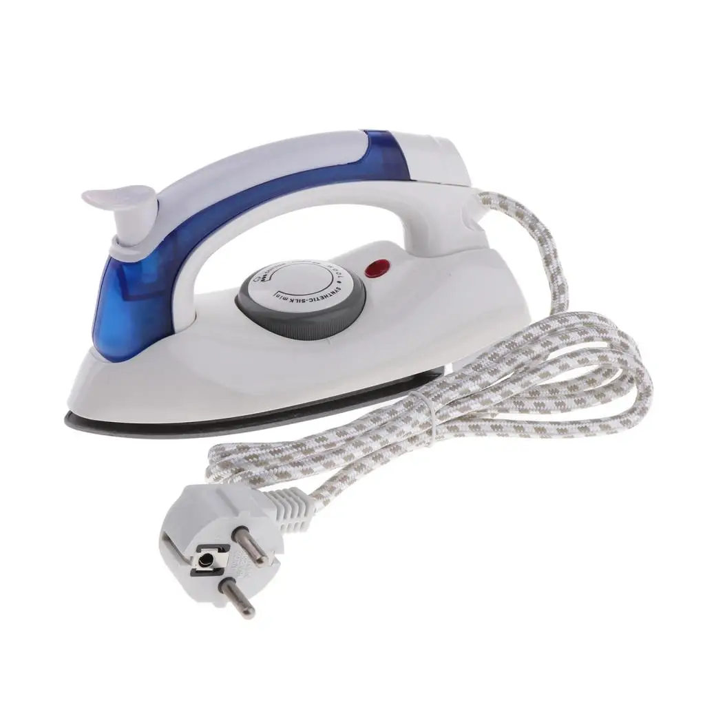 Mini Electric Iron Portable Handheld Travel Trip US Plug / EU Plug White