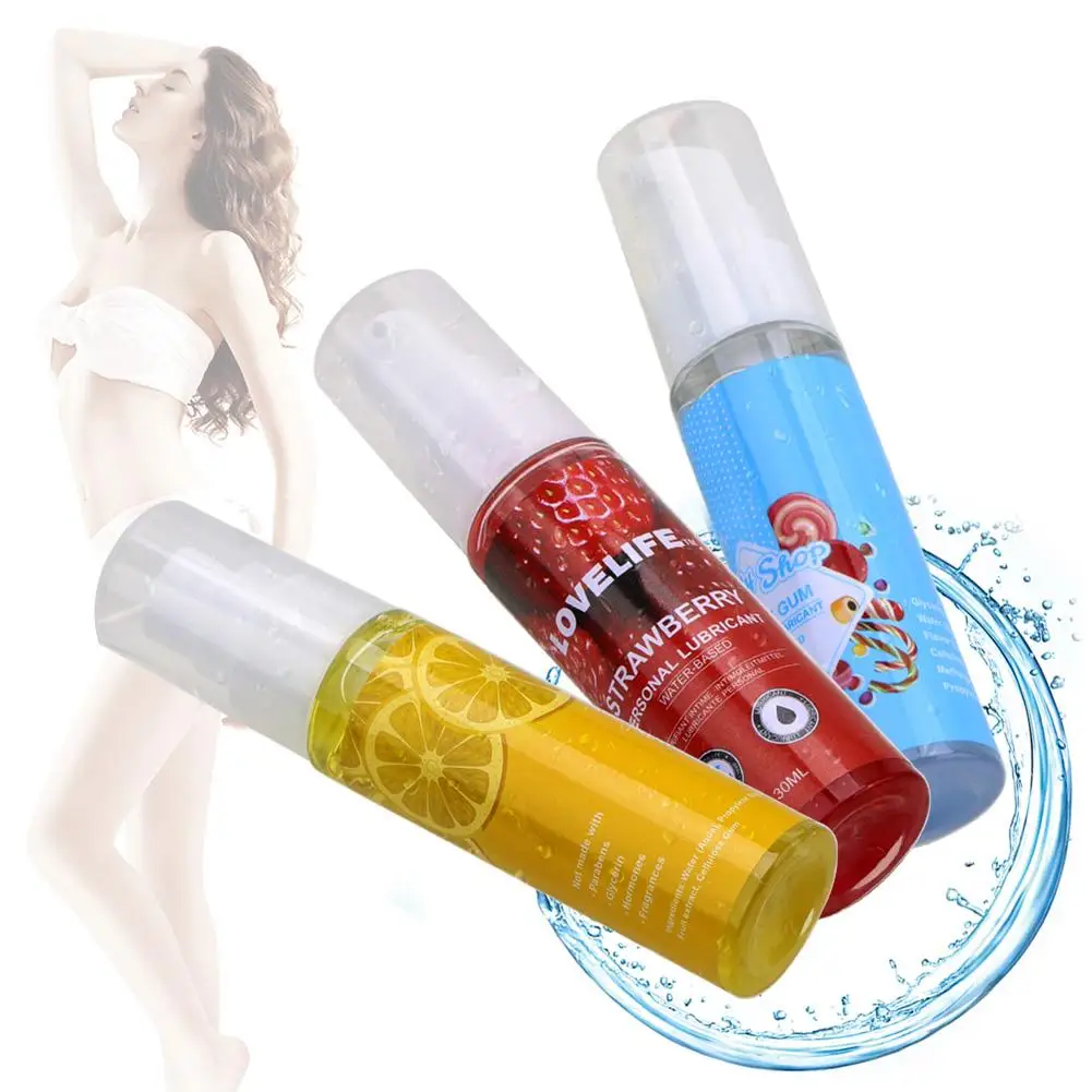 30 мл клубничный лимонный ароматизированный съедобный анальный Гладкий смазка