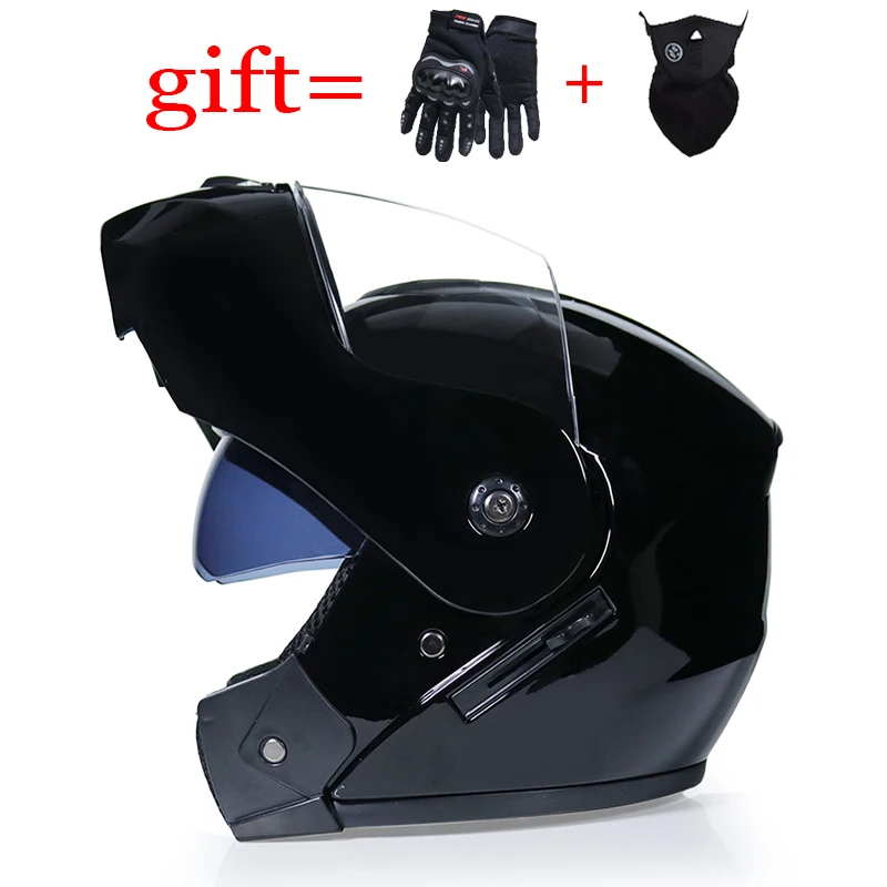 VIREVT 903 moto rcycle шлемы двойные козырьки модульный откидной шлем DOT одобренный Полнолицевой шлем moto racing moto cross шлем - Цвет: 1A