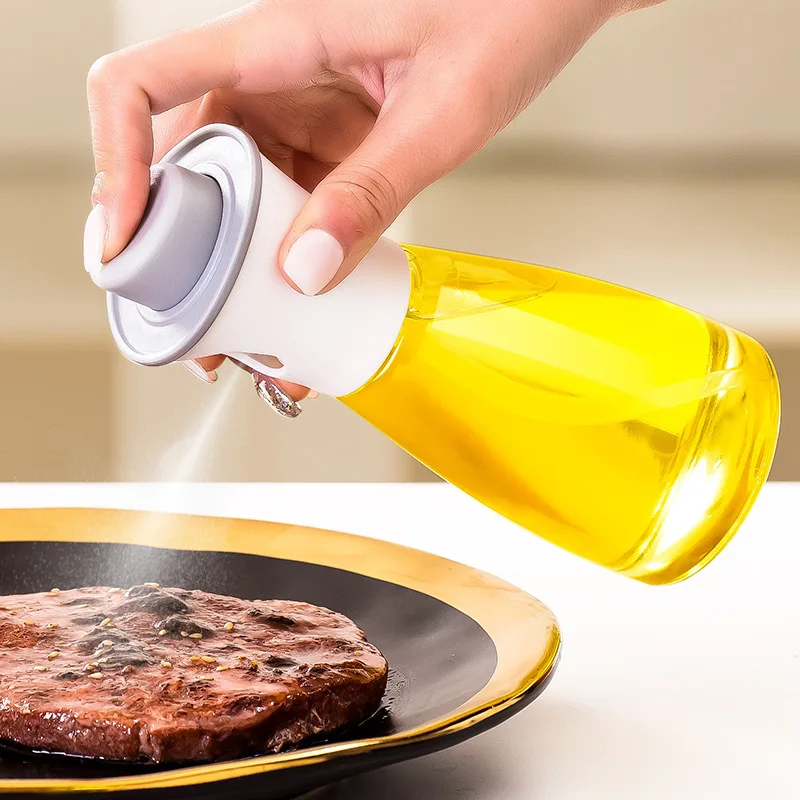 

Push-Type Fuel Injector Seasoning Bottle Dust-Proof and Oil-Control Large-Caliber Barbecue Sprayer Olive Oil Spray Bottle