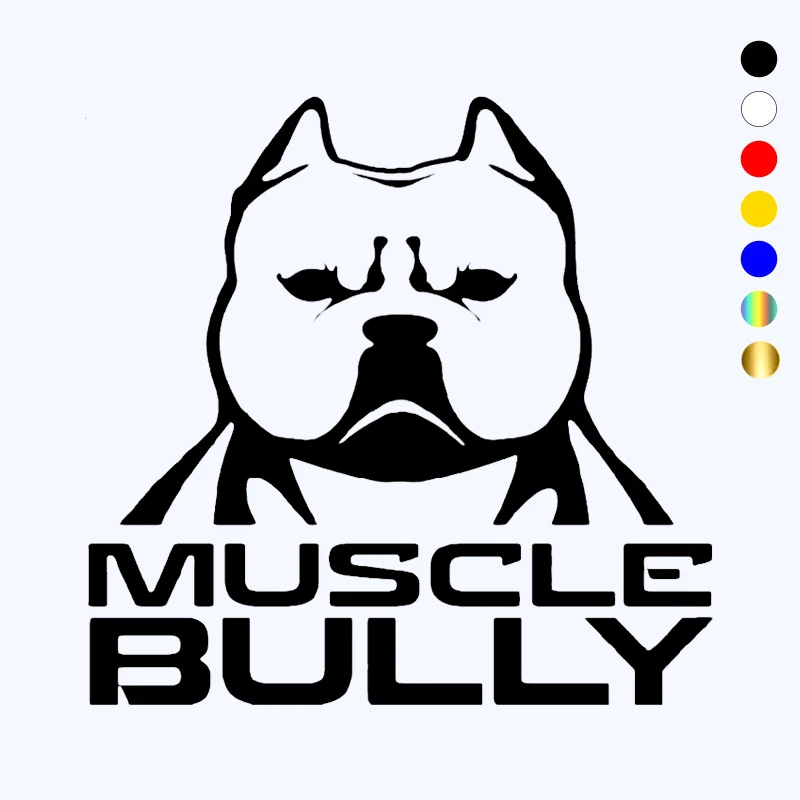 

CK20432# Various Sizes Die-cut Vinyl Decal Muscle Bully Car Sticker Waterproof Auto Decors on Car Body Bumper Rear Window