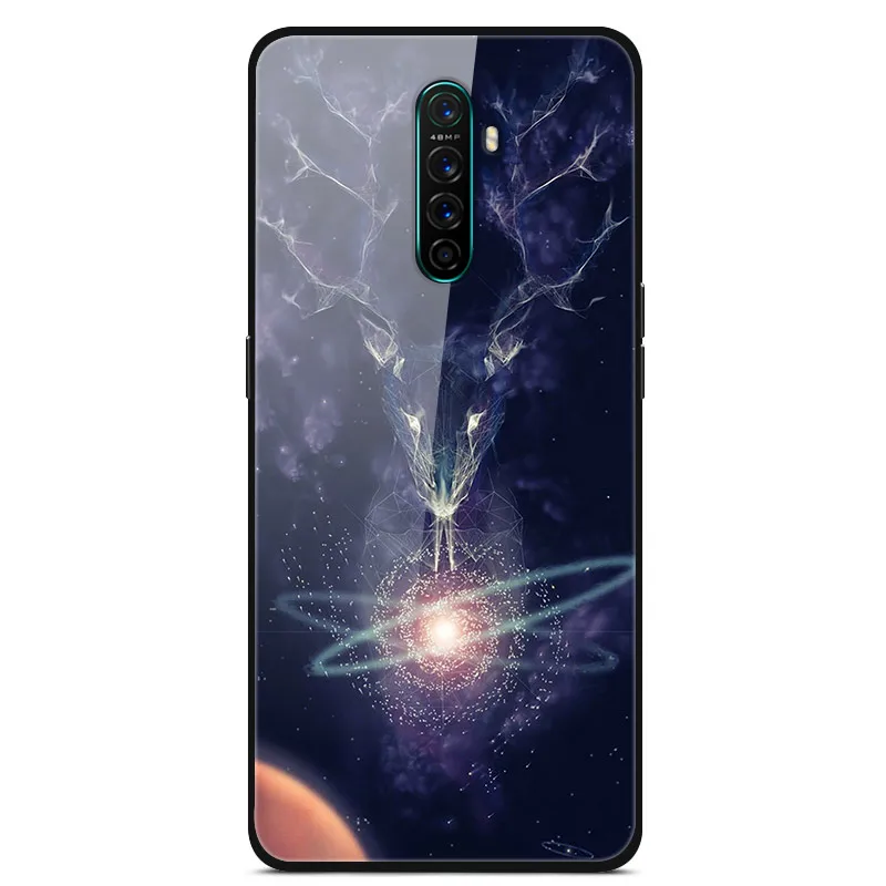 Для OPPO Realme X2 Pro Чехол из закаленного стекла чехол жесткая задняя крышка для телефона для OPPO Realme X2 Pro TPU бампер чехол s для RealmeX2 Pro - Цвет: 31