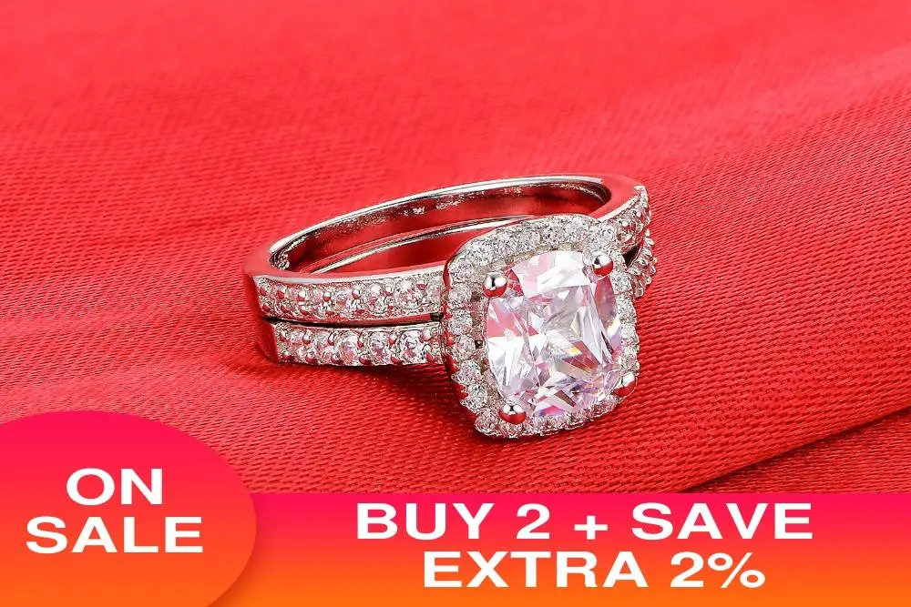 Женское кольцо на палец обручальное с нарезанными подушками ювелирное изделие