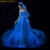 Evening Gowns Night Glow In Dark Luminous Maternity Formal Dress Annual Dinner 7 Variable Color Rainbow Fashion Wedding Dresses