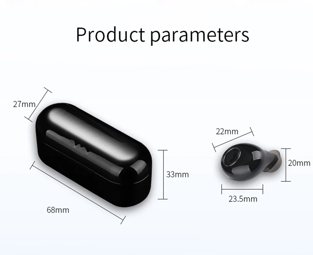 Mosunx TWS Mini Bluetooth V5.0 earbudss настоящие беспроводные наушники earbudss стерео наушники IPX5 водонепроницаемые наушники с микрофоном 9