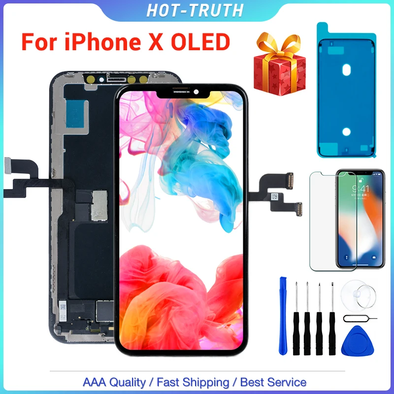 1pc Zy New Oled Quality Lcd Screen For Iphone X Xs Xr 10 5 8 Lcd Oled Display Digitizer Assembly Replacement 3d Mobile Phone Lcd Screens Aliexpress